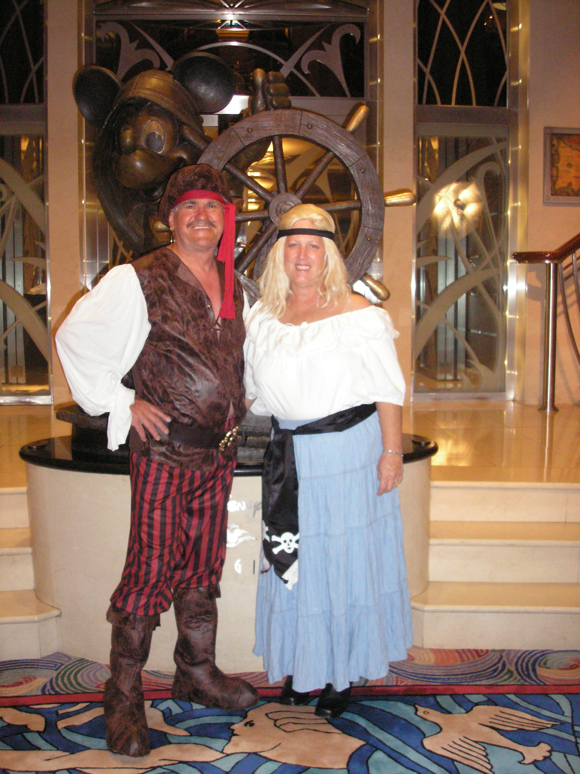 Greg & Diane Pirates On The Panama Canal Cruise Aug 2005