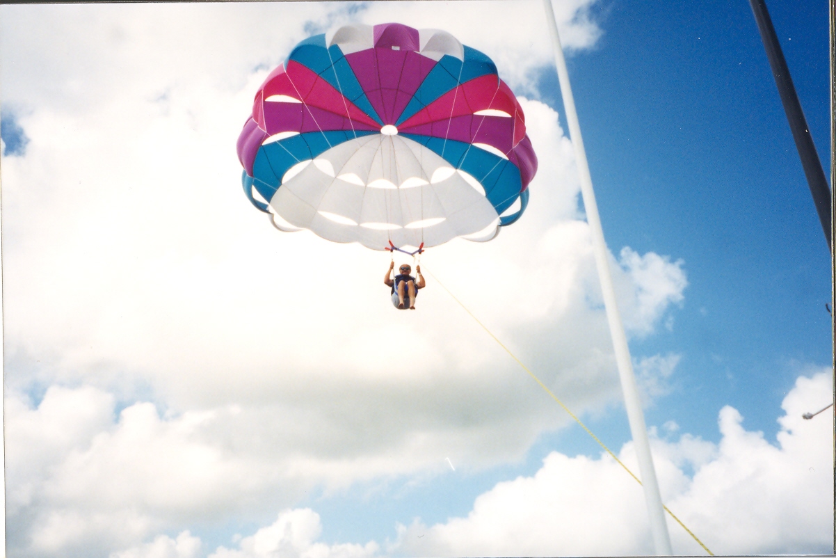 Diane Parasailing WDW July 2007